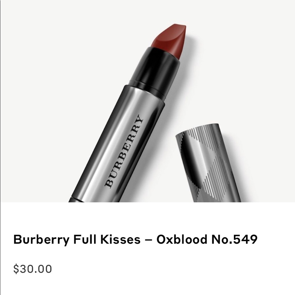 New Burberry Full Kisses Oxblood
